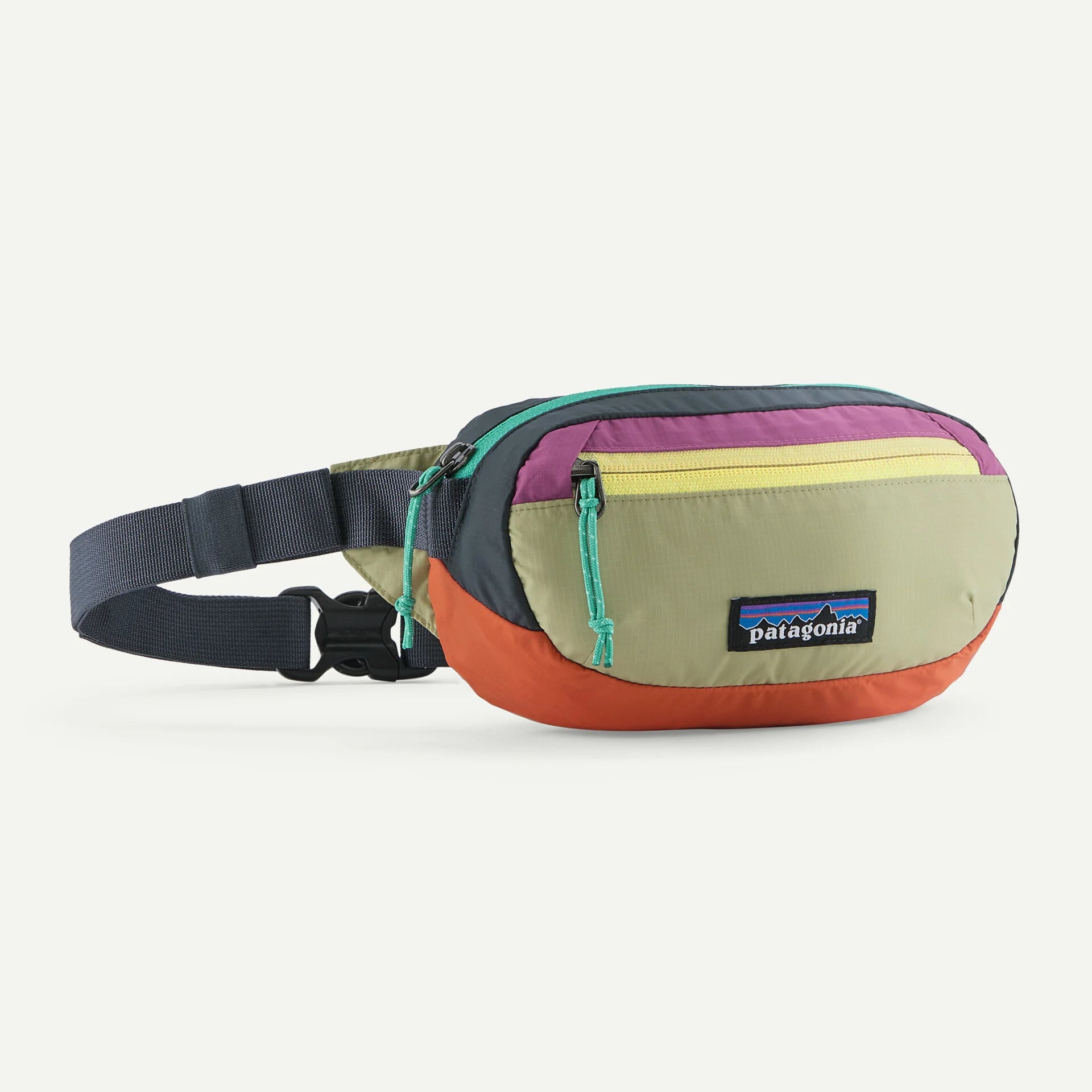 Patagonia Terravia Mini Hip Pack Patchwork: Gumtree Green Patagonia Terravia Mini Hip Pack Patchwork: Gumtree Green