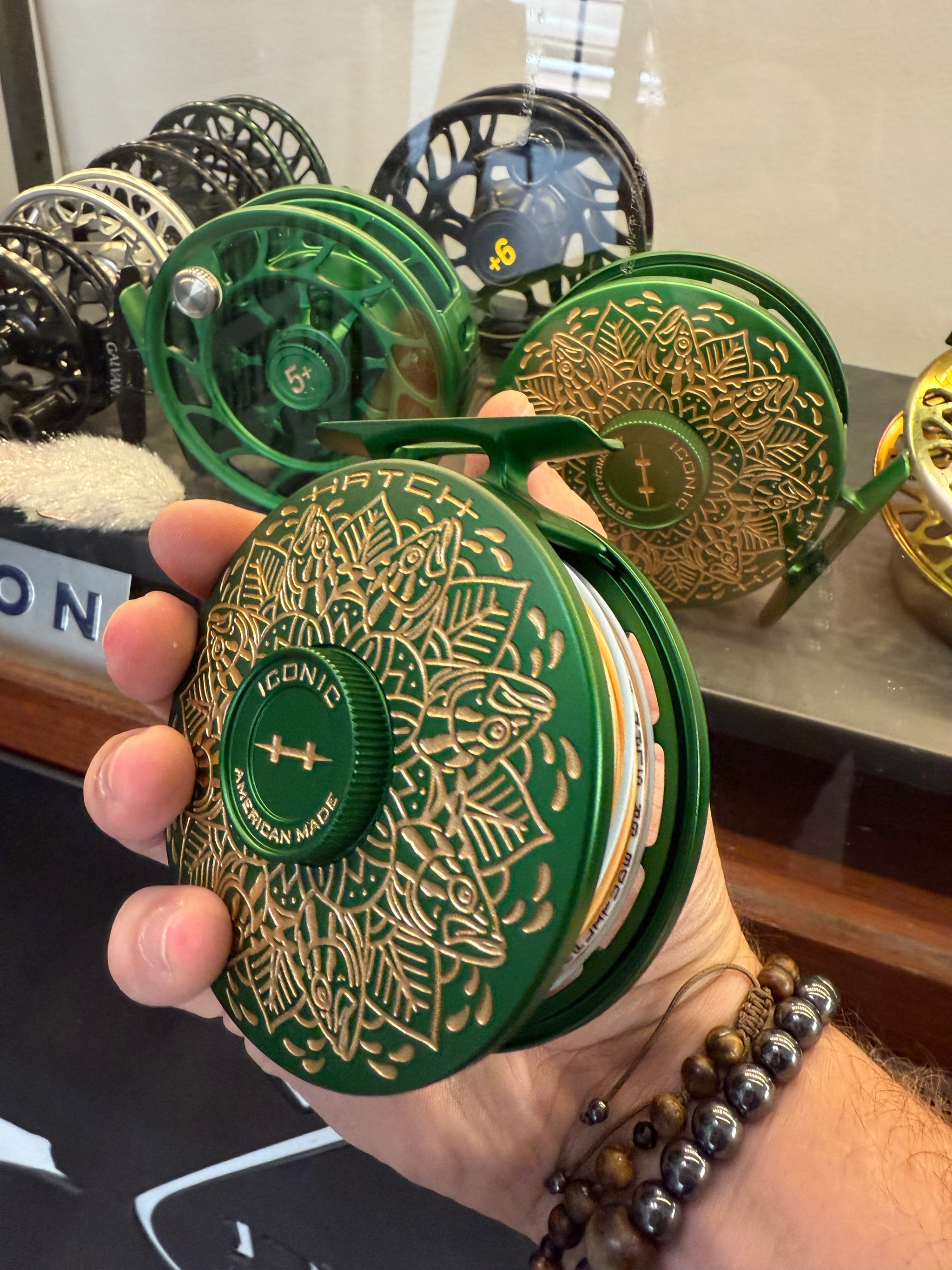 Hatch 5+ Drewlr Drew Wilson Collab Bass Fly Reel – Dirty Water Fly