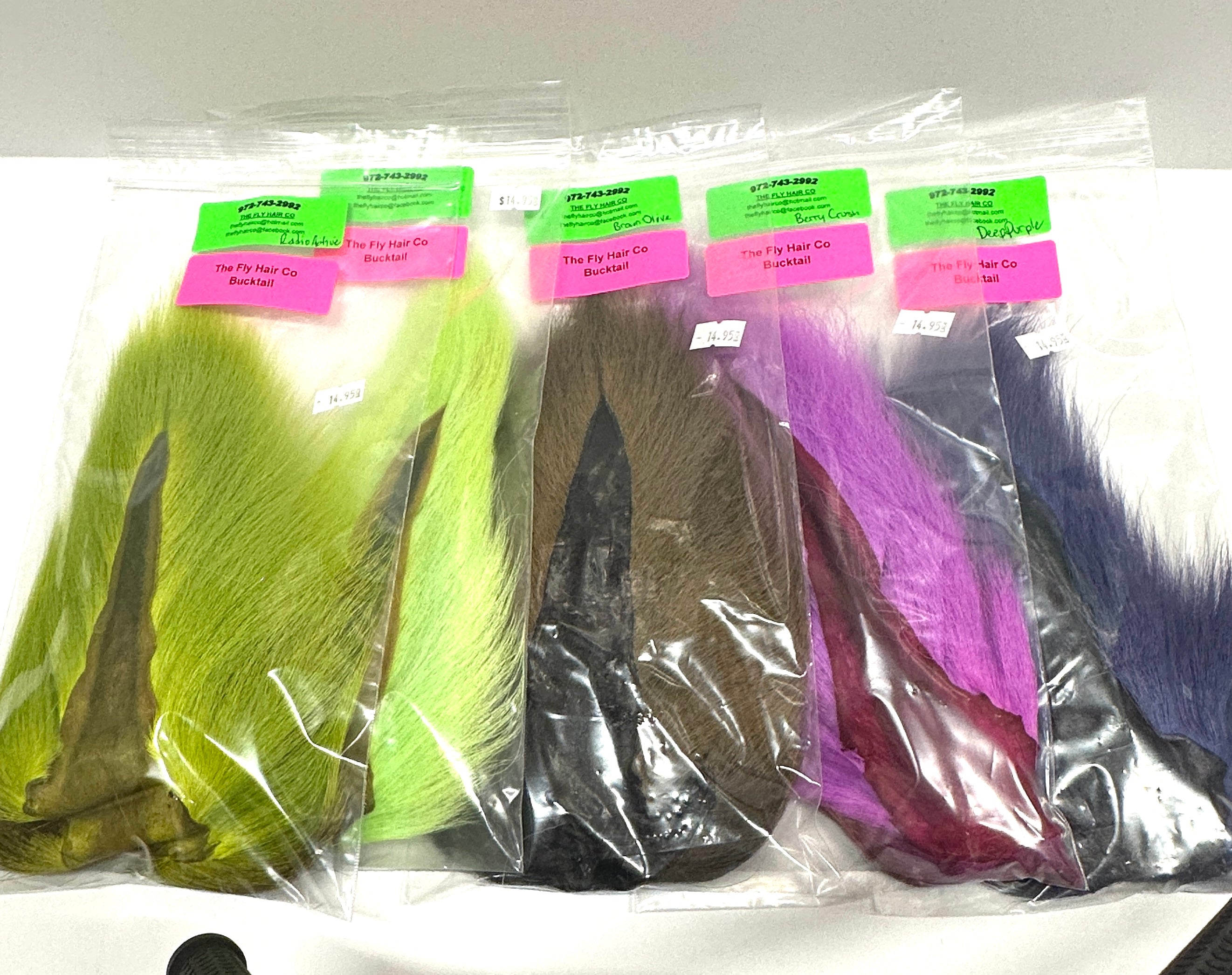 The Fly Hair Co Bucktail – Dirty Water Fly Company