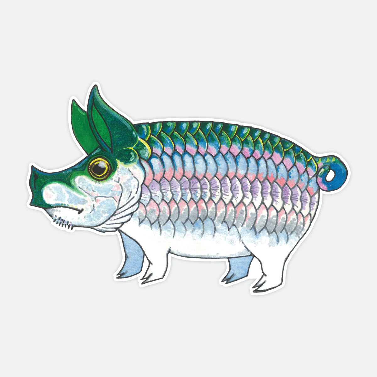 Pig Tarpon Sticker – Dirty Water Fly Company