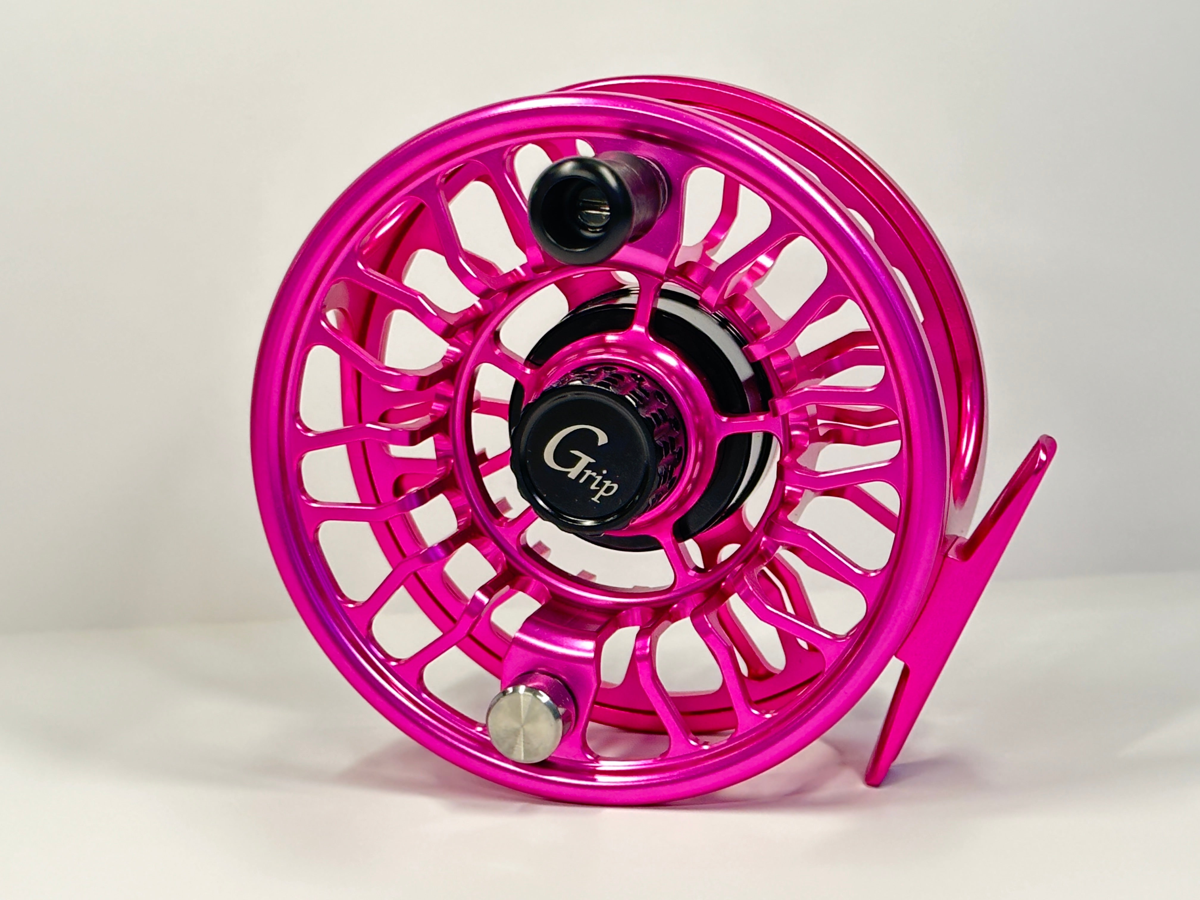 colorful fly fishing reels Galvan Grip Custom Colors Fly Reel – Dirty Water Fly Company