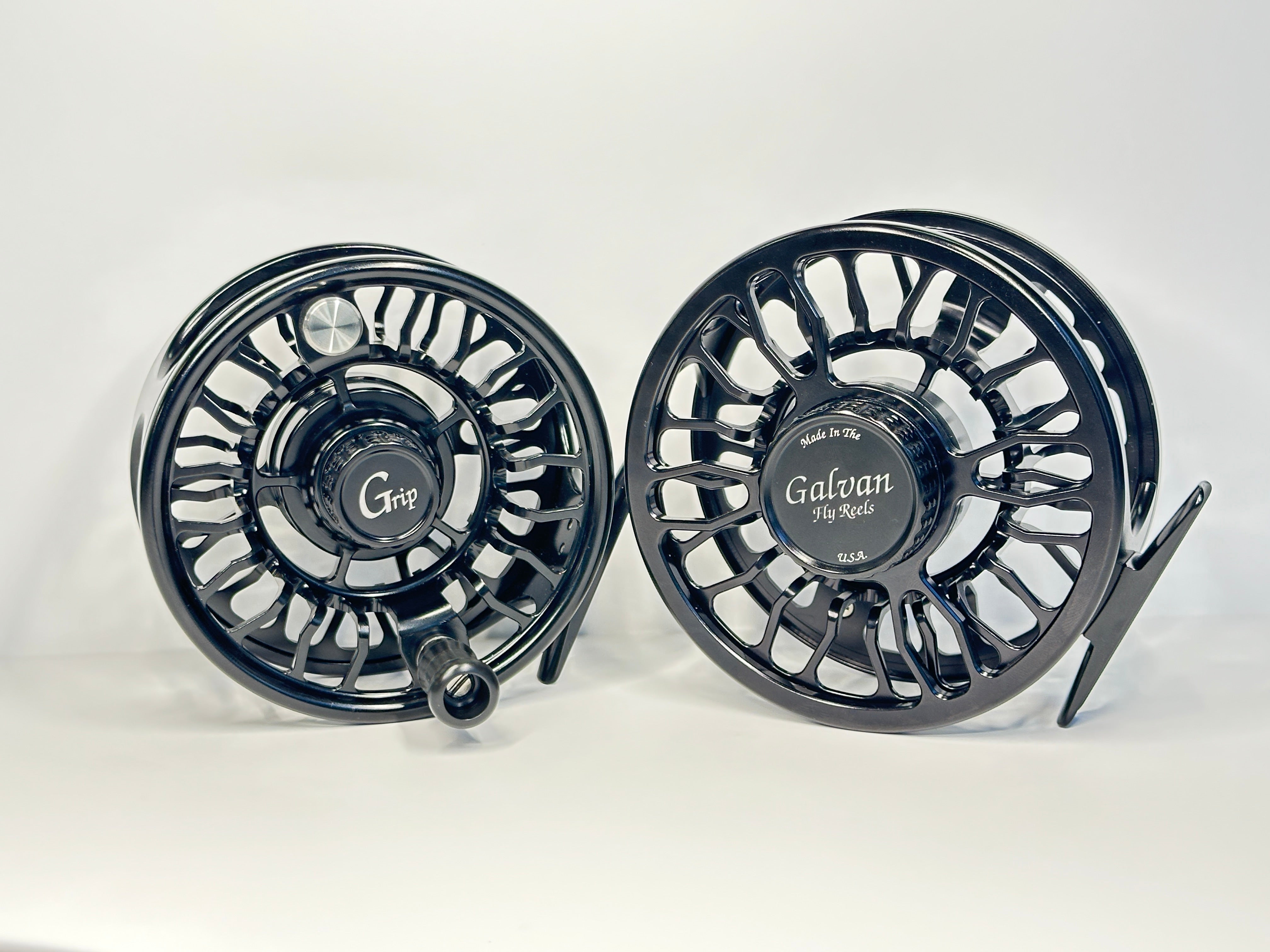 colorful fly fishing reels Galvan Grip Custom Colors Fly Reel – Dirty Water Fly Company