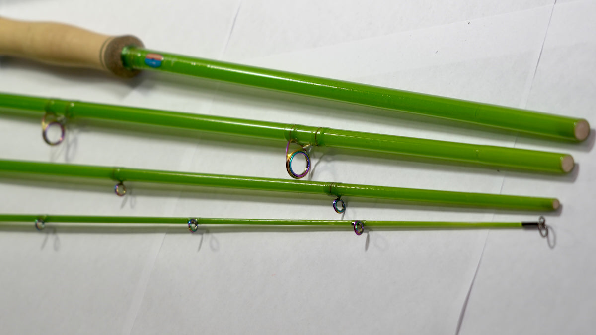 cirrus green fishing pole P2 Green Machine Custom Glass 8'6" 10 Weight – Dirty Water Fly Company