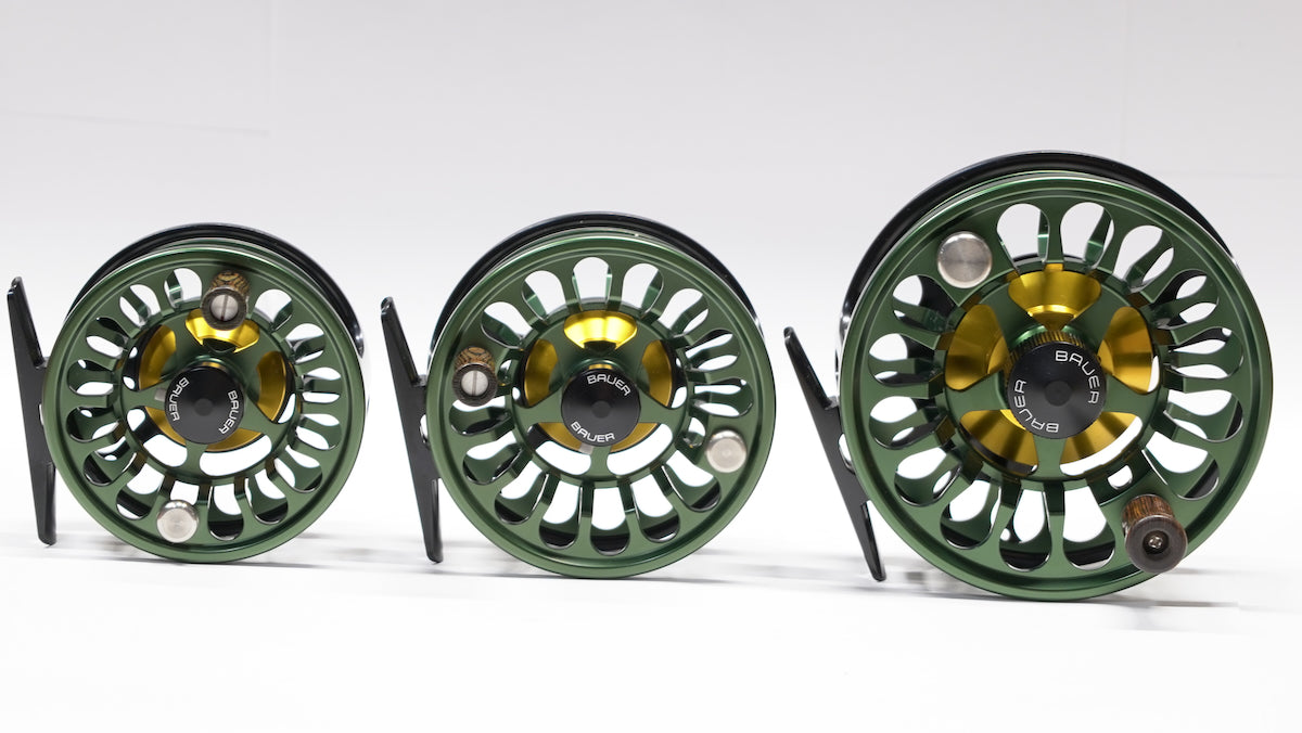 Bauer RX Saltwater Fly Reels (7-13wt) - Green