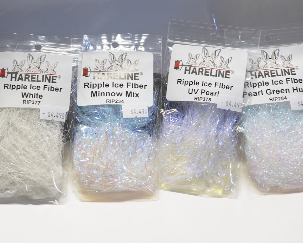 thumbnail image 2 of Hareline Ripple Ice Fiber - UV Pearl Fly Tying Material For Dubbing & Winging 2 of 11