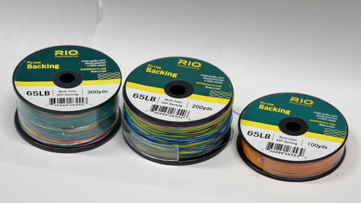 Rio Gel Spun Backing GSP Multicolor 65 lb – Dirty Water Fly Company