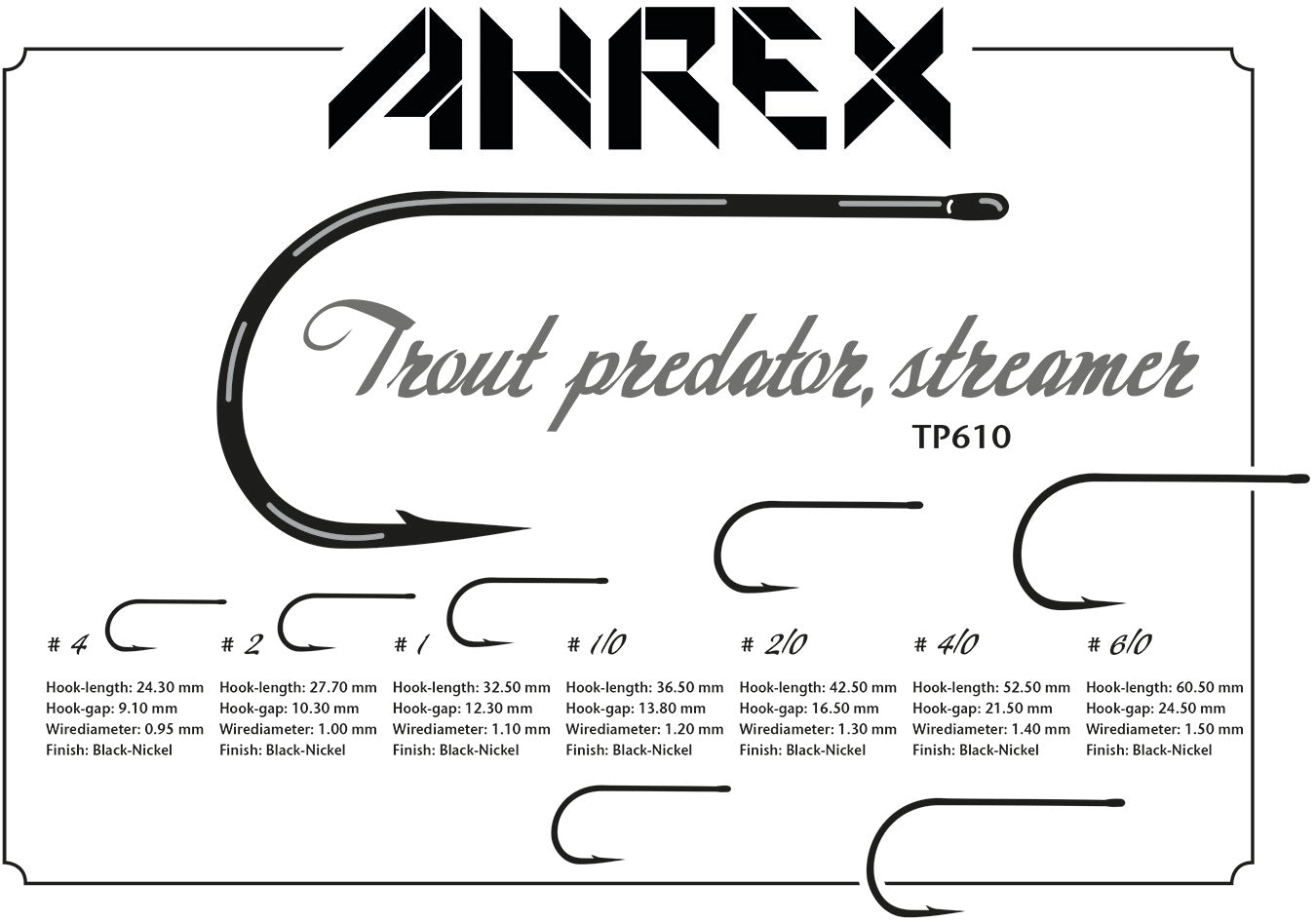 Ahrex TP610 Trout Predator – Dirty Water Fly Company